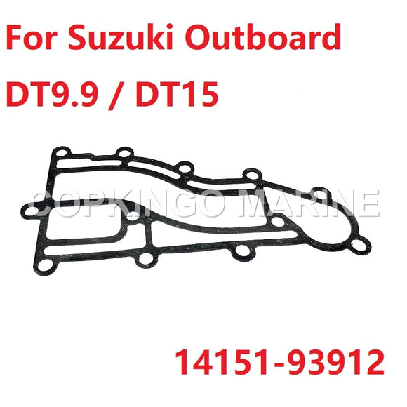 Exhaust Gasket Cover For Suzuki 2-Stroke 15HP DT9.9 DT15 Outboard Engine 14151-93912