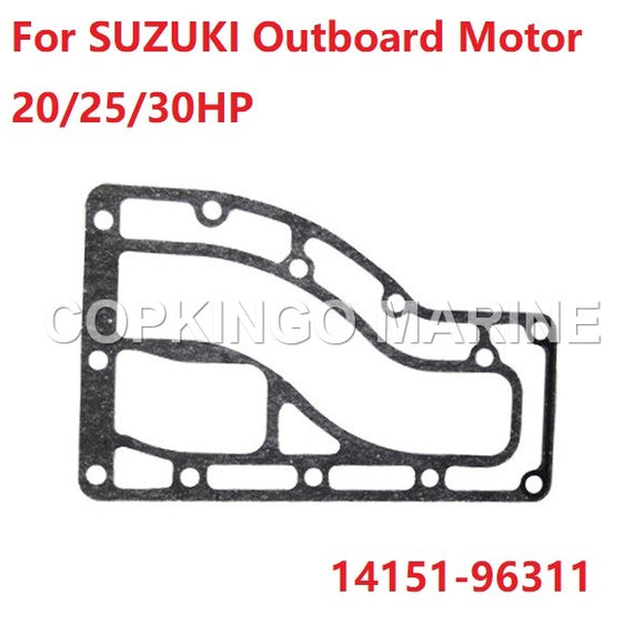 exhaust cover Gasket For SUZUKI 2 Stroke Outboard Motor 20/25/30HP 14151-96311 14151-96310