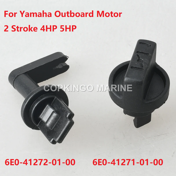 Boat Engine Knob Choke For Yamaha Outboard Motor 2 Stroke 4HP 5HP 6E0-41272-01-00 6E0-41271-01-00