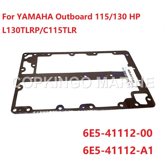 EXHAUST WATER JACKET COVER GASKET For YAMAHA Outboard 115/130 HP L130TLRP/C115TLR 6E5-41112-00 6E5-41112-A1