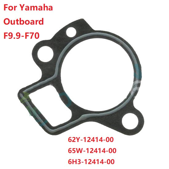 2Pcs Boat Thermostat Gasket For Yamaha Outboard 9.9-70 Hp 541-25, 27-824853, 6H3-12414-A1 65W/62Y/6H3-12414-00