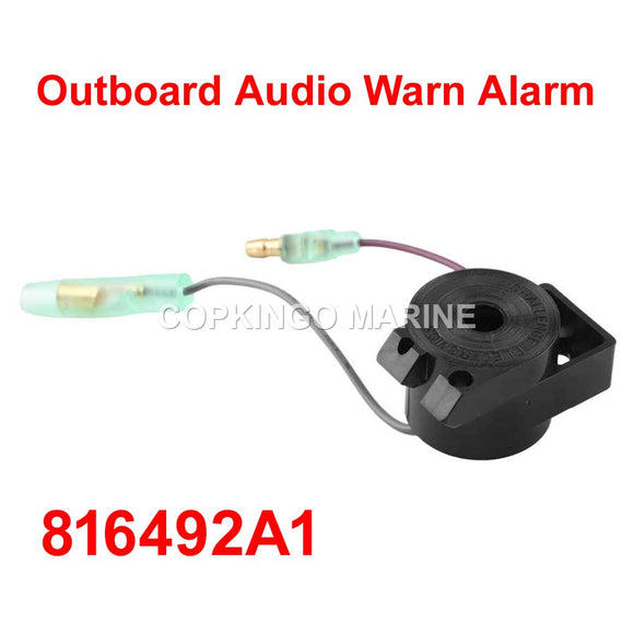 Outboard Buzzer Audio Warn Alarm 816492A1 Remote Control Box Outboard Engine