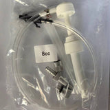 Lower Unit Gear Oil Pump for Standard Quart Bottles, 8mm and 10mm Adapters, for 28MM Cap Pump, for Most Foreign Made Marine Boat Outboard Motors (NOT for Volvo Penta)