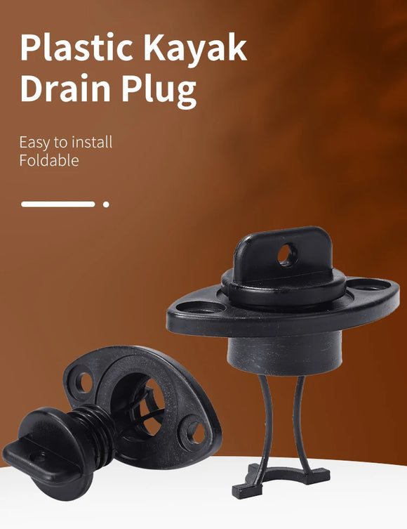 2Pcs Universal 25mm Boat Nylon Garboard Drain Plug Transom Bung Hole Drainage For Kayak Canoe Peddle Boat Accessories