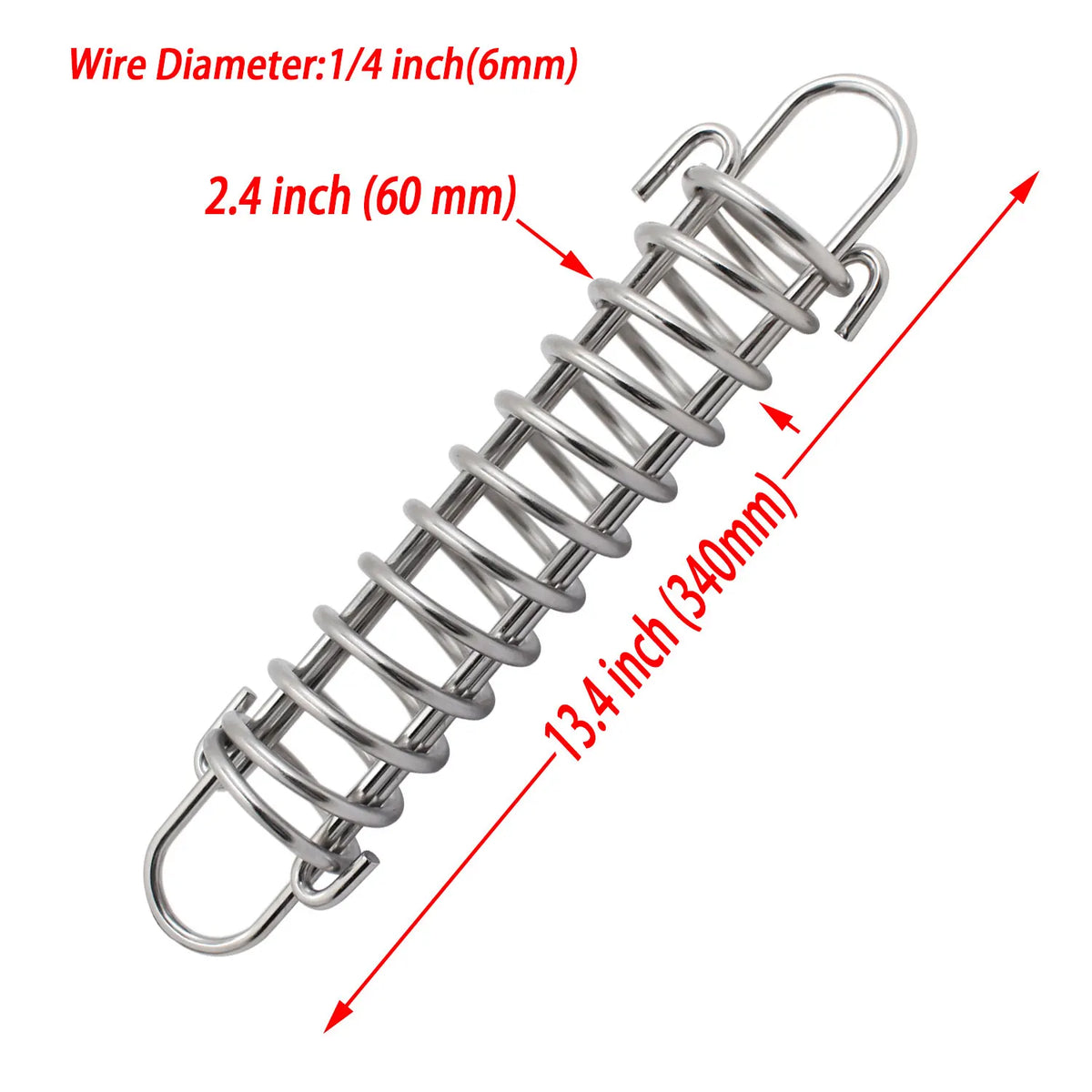 Stainless Steel Shock Absorbing Dock Line Mooring Springs Marine Hardw ...