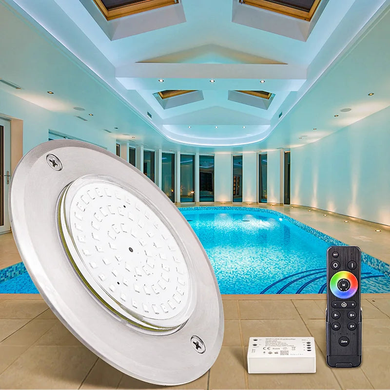 Easy Installation Ip68 Waterproof 12V Remote Control Flat Slim Resin F ...