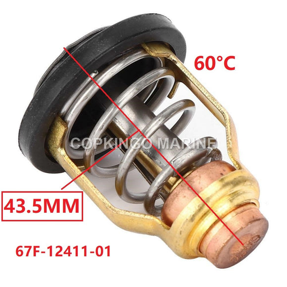 Boat Thermostat 60­ºC For YAMAHA Outboard F75 F80 F90 F150 VF250 Engine Motor 67F-12411-01
