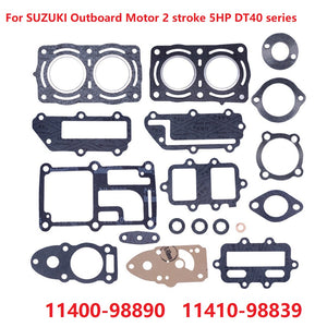 Power Head Gasket Kit For Suzuki Outboard Motor 2T 5HP 11400-98890 2 Cylinder Model 11400-98839
