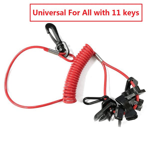 thumbnail image 2 of Universal Boat Outboard Engine Motor Kill Switch With Safety Tether Lanyard 2 of 5