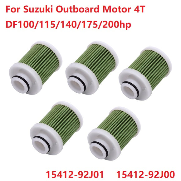 5Pcs Fuel Filter 30.5mm For Suzuki Outboard Motor 4T DF100/115/140/175/200hp 15412-92J01 15412-92J00