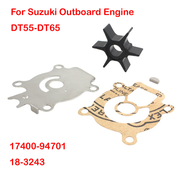 Water Pump Impeller Service Kit 17400-94701 for Suzuki Outboard DT55-DT65 18-3243