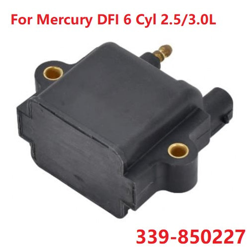Ignition Coil For Mercury Mariner Quicksilver OUTBOARD DFI 6 Cyl 2.5/3.0L 339-850227 339-856991 339-856991A1