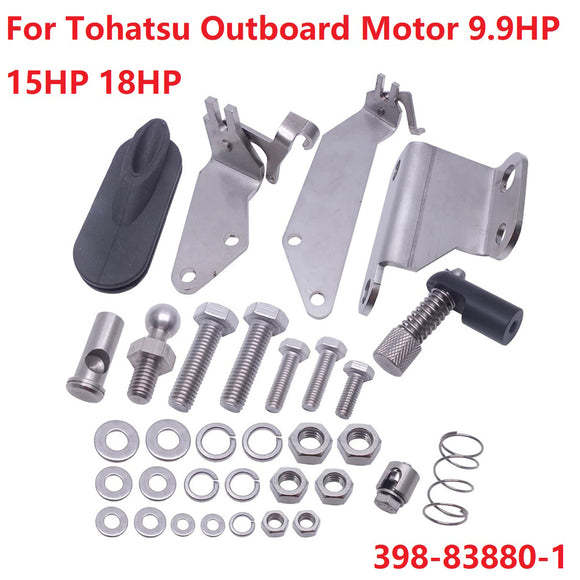 Remote Control Fitting Kit For Tohatsu Outboard Motor 9.9HP 15HP 18HP 398-83880-1; 398838801M