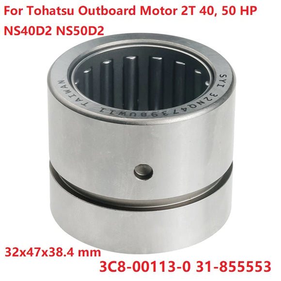 Crankshaft Bearing For Tohatsu Outboard Motor 2T 40, 50 HP NS40D2 NS50D2 3C8-00113-0;Mercury 31-855553