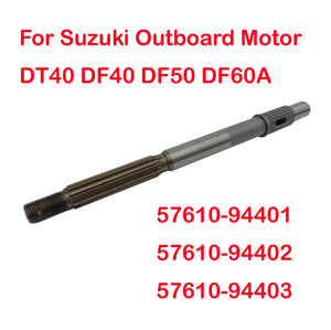 Boat Propeller Shaft for Suzuki outboard engine DT40 DF40 DF50 DF60 DF40A-DF60A 57610-94403 boat motor parts
