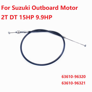 Throttle Handle Cable Wire For Suzuki Outboard Motor 2T DT 15HP 9.9HP 63610-96320 63610-96321
