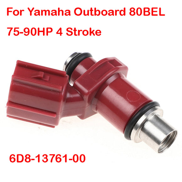 Boat Fuel Injector 6D8-13761-00 For Yamaha Outboard 80BEL 75-90HP 4 Stroke