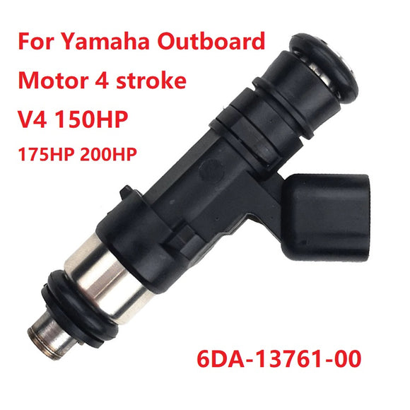 Boat Fuel Injector For Yamaha Outboard Motor 4 stroke V4 150HP 175HP 200HP 6DA-13761-00