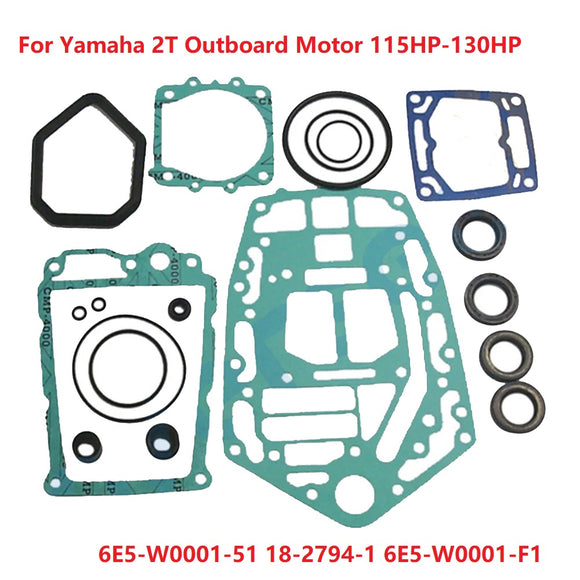 Lower Unit Seal Kit For Yamaha 2T Outboard Motor Parts 115HP-130HP 6E5-W0001-51 18-2794-1 6E5-W0001-F1
