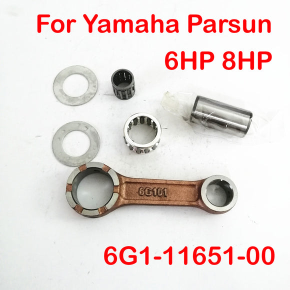 Connecting Rod kit For Yamaha 6HP 8HP Outboard Motor 2T New Model 6G1 series 6G1-11651-00