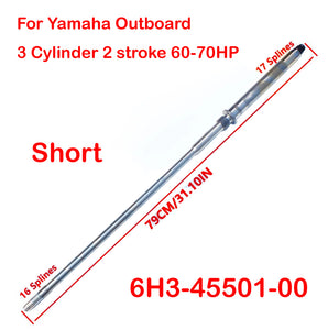 Drive Shaft Short For Yamaha Outboard 3 Cylinder 2 stroke 60-70HP 6H3-45501-00