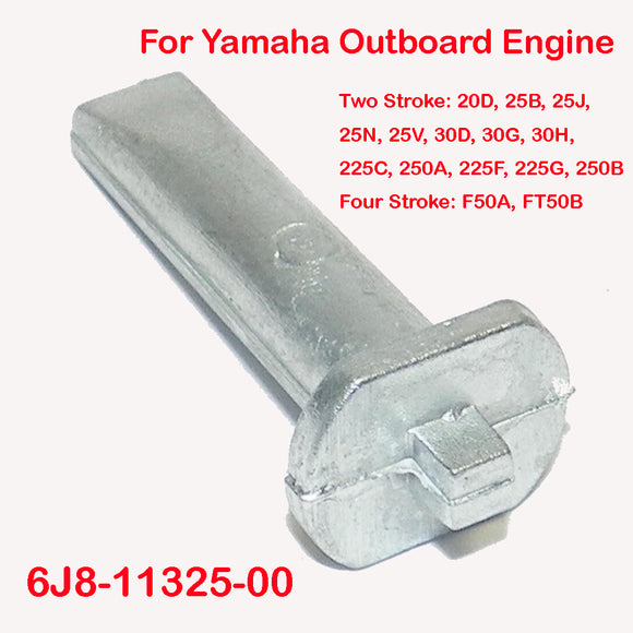 2Pcs Boat Anode for yamaha outboard 2T 20-30HP 225-250HP 4T 50HP 6J8-11325-00