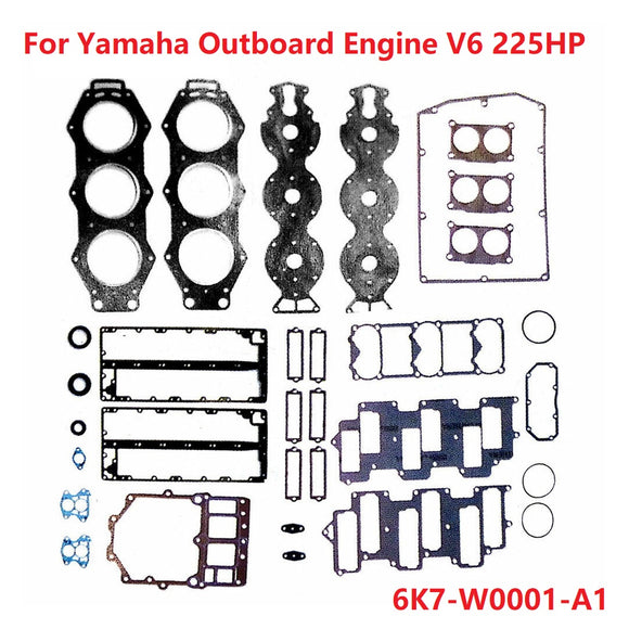 Power Head Gasket Kit For Yamaha Outboard Engine V6 225HP 6K7-W0001-A1