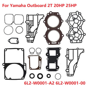 Power Head Gasket Repair Kit For Yamaha Outboard Parts 2T 20HP 25HP 6L2-W0001-A2 6L2-W0001-00