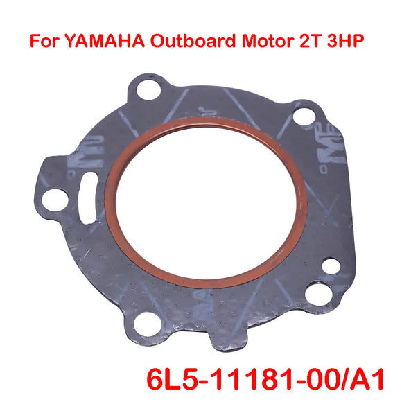 Cylinder Head Gasket for Yamaha Outboard 2T 3HP Seapro 6L5-11181-A2 6L5-11181-00