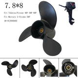 Boat Propeller for Mercury 2-Stroke 5HP 12 Tooth/ Outboard Propeller for Tohatsu/ Nissan Engine 4HP 5HP 6HP