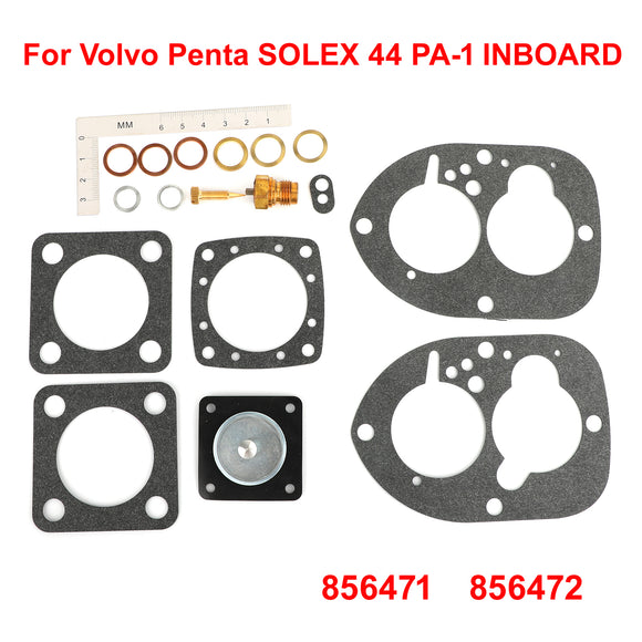 Carburetor Repair Kit for Volvo Penta SOLEX 44 PA-1 INBOARD MARINE 856471 856472