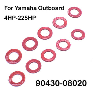 10pcs Yamaha Oil Seals 90430-08020 For Boat Transmission Outboard Engine Motor 4hp-225hp