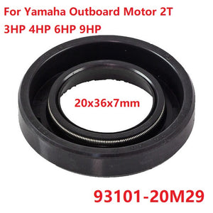 2Pcs Oil Seal S-type For Yamaha Outboard Motor 2T 3HP 4HP 6HP 9HP Size 20x36x7mm 93101-20M29