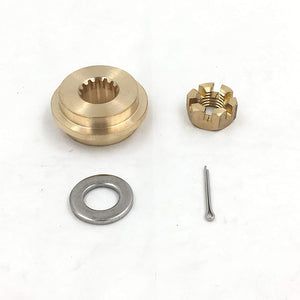 Boat Propeller Hardware Kit Thrust Washer/Spacer/Nut/Cotter Pin for Tohatsu Outboard Propeller 25HP 30HP