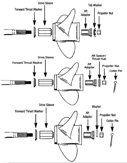 thumbnail image 2 of Quicksilver Flo-Torq II Hub Kit For Mercury MerCruiser – 835257Q1 / 835257K1 By Lingautos 2 of 6
