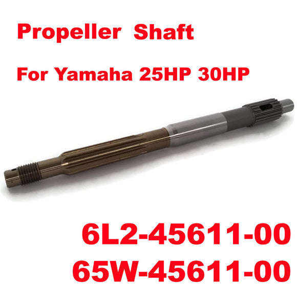 Boat Propeller Shaft 65W-45611-00 For Yamaha Outboard Engine 4 Stroke F20 F25 65W Parsun F20B F25B series